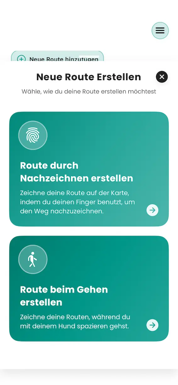 Eigene Route erstellen